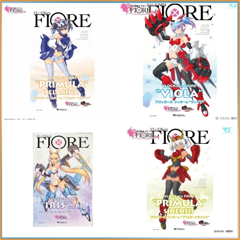 Model Kit Mecha Girl - 2026 Originale Vlocker'S Fiore Syrinx Primula