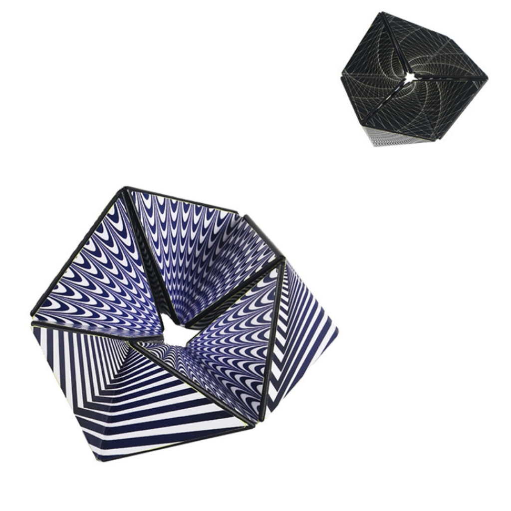 Model Kit Infinite Dimension - Cubo Antistress Geometrico 3D Infinito Pieghevole