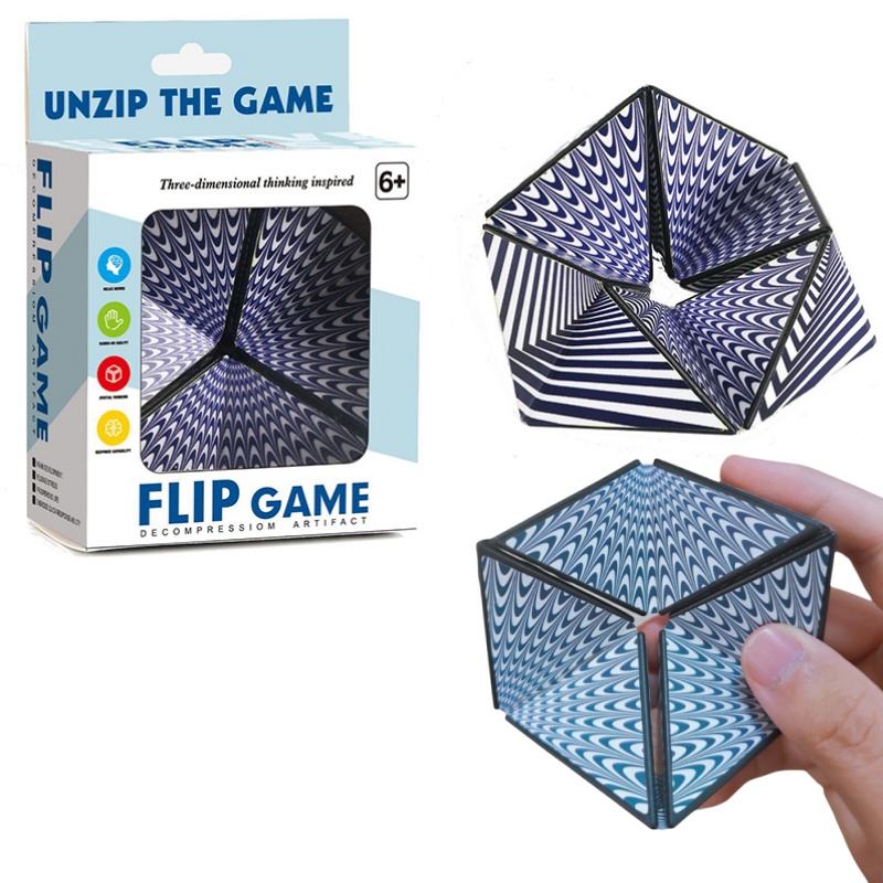 Model Kit Infinite Dimension - Infinito 3D Cubo Magico Irregolare Flip
