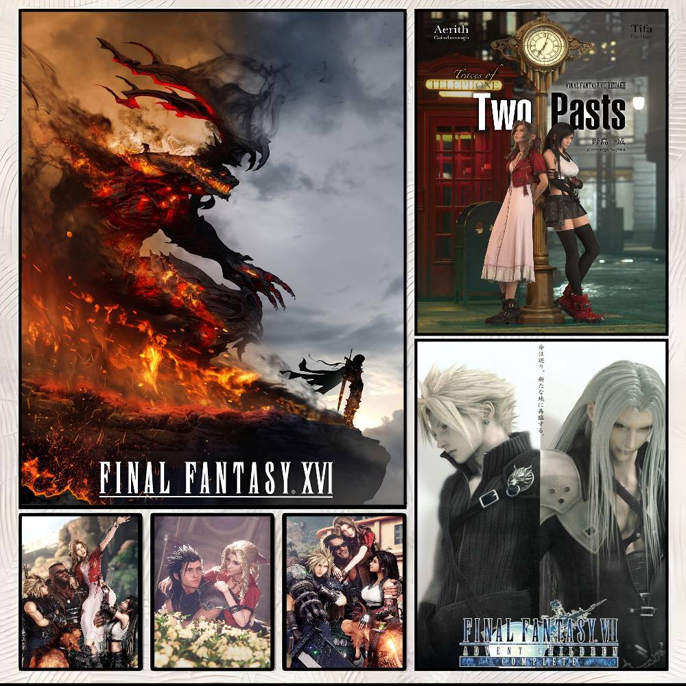 Model Kit Final Fantasy - Anime Figura Schizzo Videogiochi FINAL FANTASY