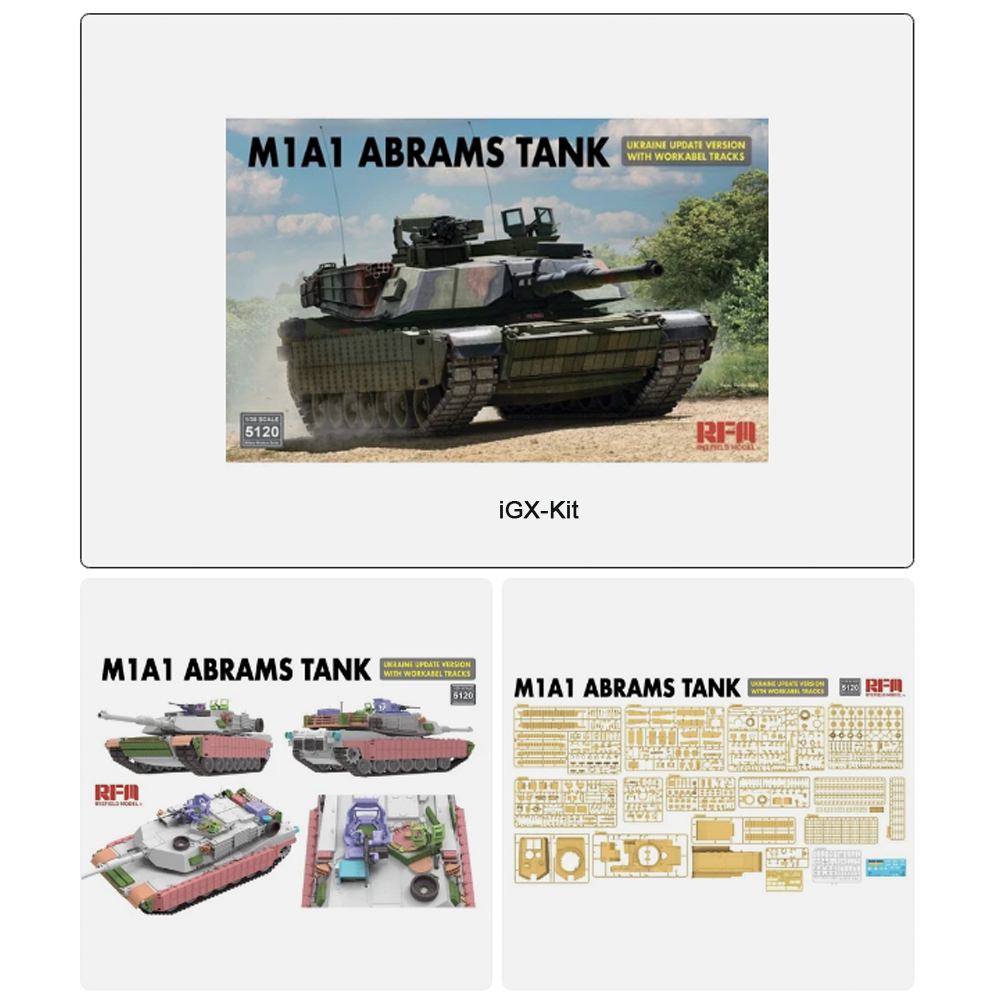 Model Kit Ukraine - Rye Field 5120 Scala 1:35 M1A1