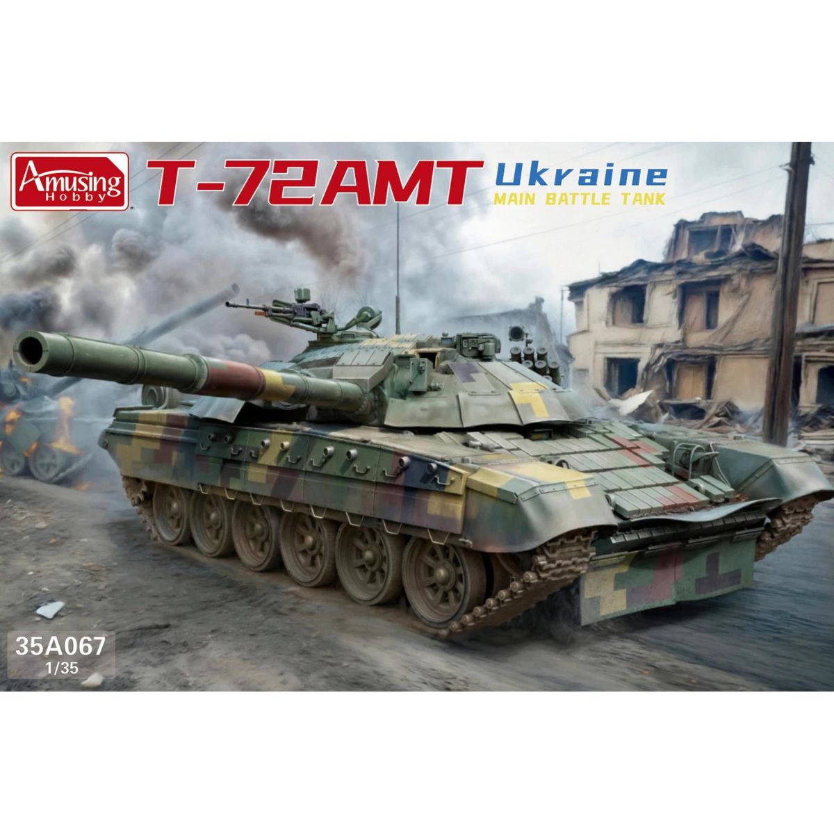 Model Kit Ukraine - Amusing Hobby 35A067 1/35 Carro armato