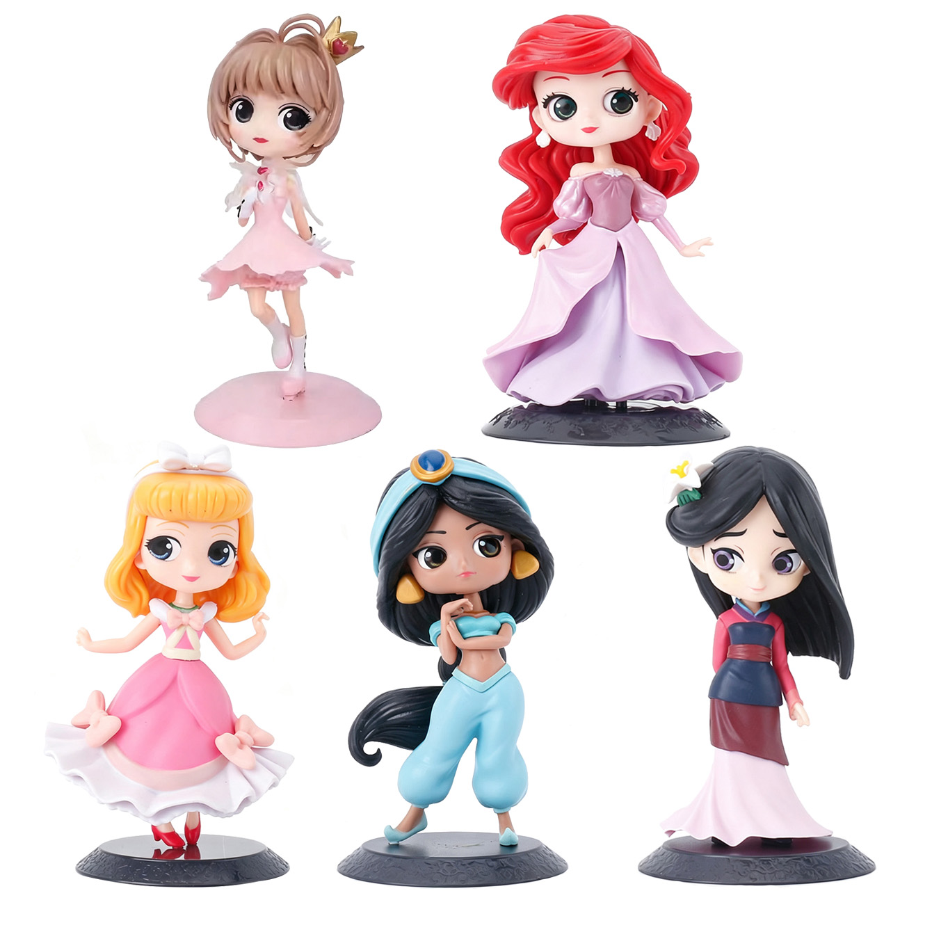 Model Kit For Girls - Set di Statuette di Ragazze Cartoon