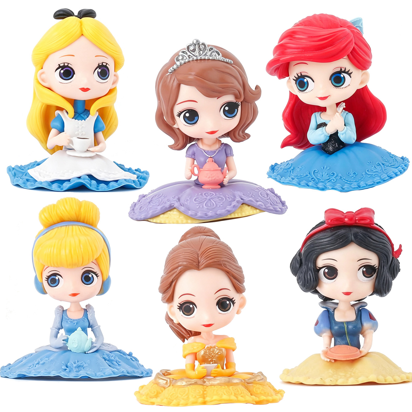 Model Kit For Girls - Set di Statuette di Ragazze Sedute