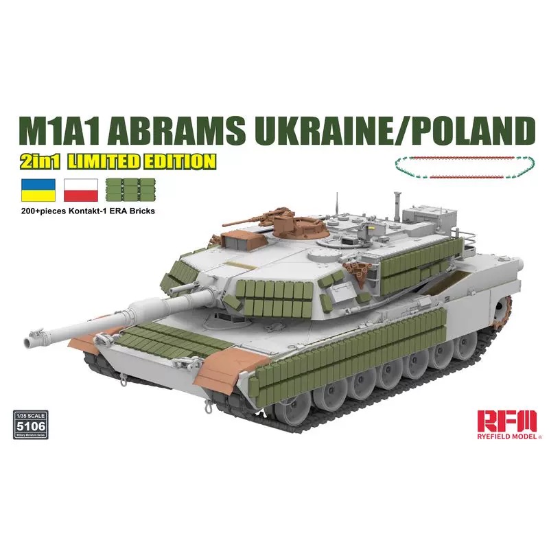 Rye Field 5106 Scala 1:35 M1A1 - Model Kit Ukraine recensione e prezzo