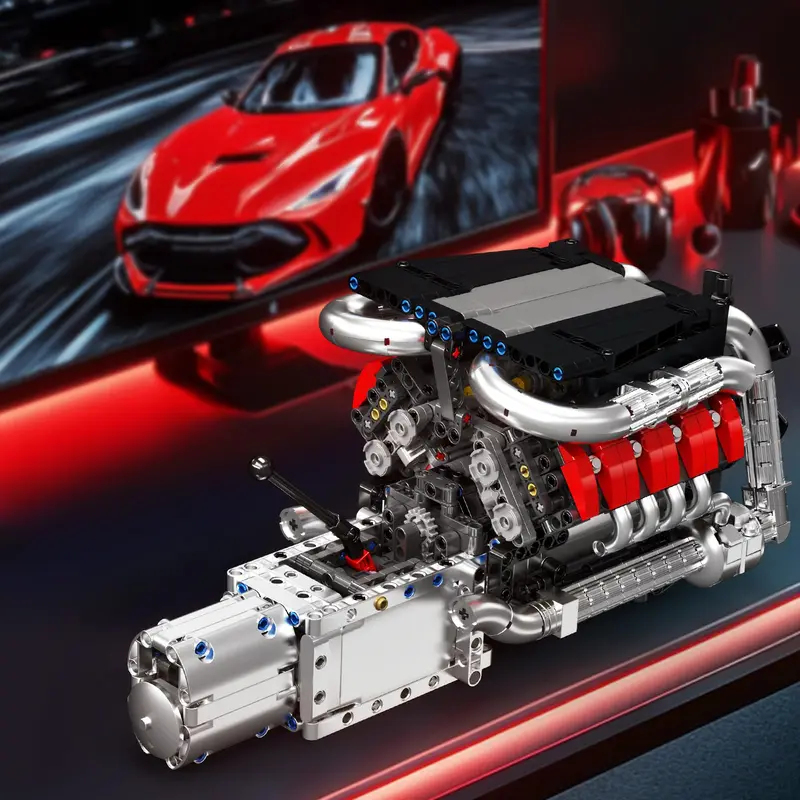 Mould King 10203 1169 Pezzi Ki - Model Kit V8 Engine recensione e prezzo