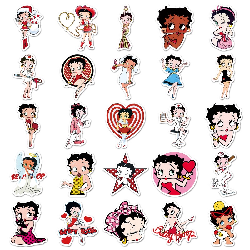 50 adesivi Betty Boop ad alta  - Model Kit For Girls recensione e prezzo